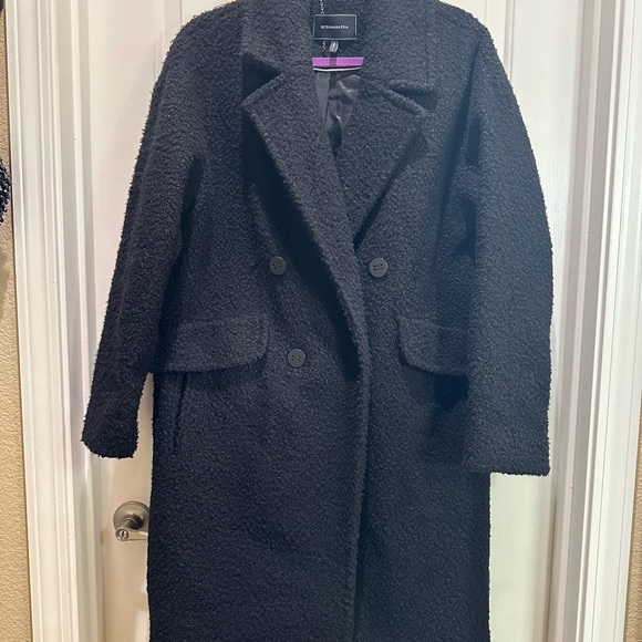 Ladies long BCBGeneration black coat - Picture 6 of 16